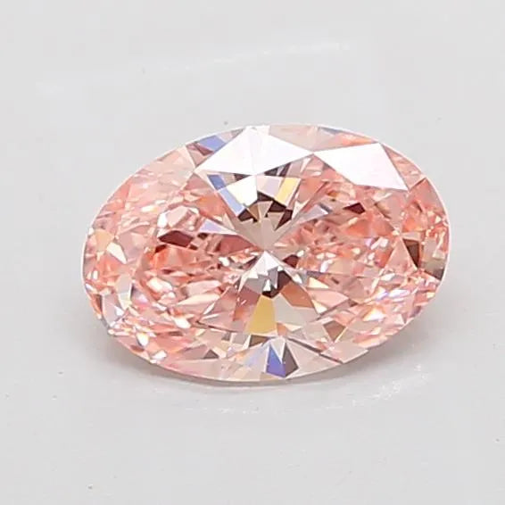 1.50ct Oval Lab Grown Diamond (Colour Fancy Vivid Pink, Clarity VS2, IGI Certified)