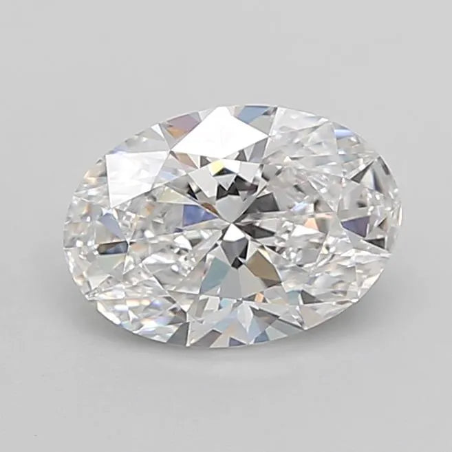 1.66ct Oval Lab Grown Diamond (Colour D, Clarity IF, Cut EX, IGI Certified)