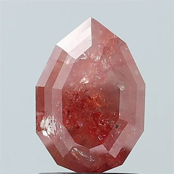 1.69ct Pear Natural Diamond (Colour Red, Clarity I3, Uncertified)