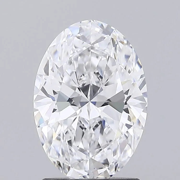 1.80ct Oval Lab Grown Diamond (Colour D, Clarity IF, Cut EX, IGI Certified)