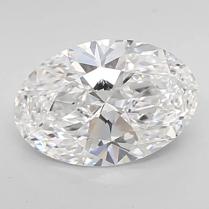 1.83ct Oval Lab Grown Diamond (Colour D, Clarity IF, Cut EX, IGI Certified)