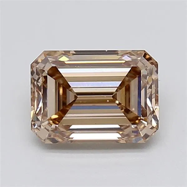 1.93ct Emerald Lab Grown Diamond (Colour Very Light Brown, Clarity VVS2, IGI Certified)