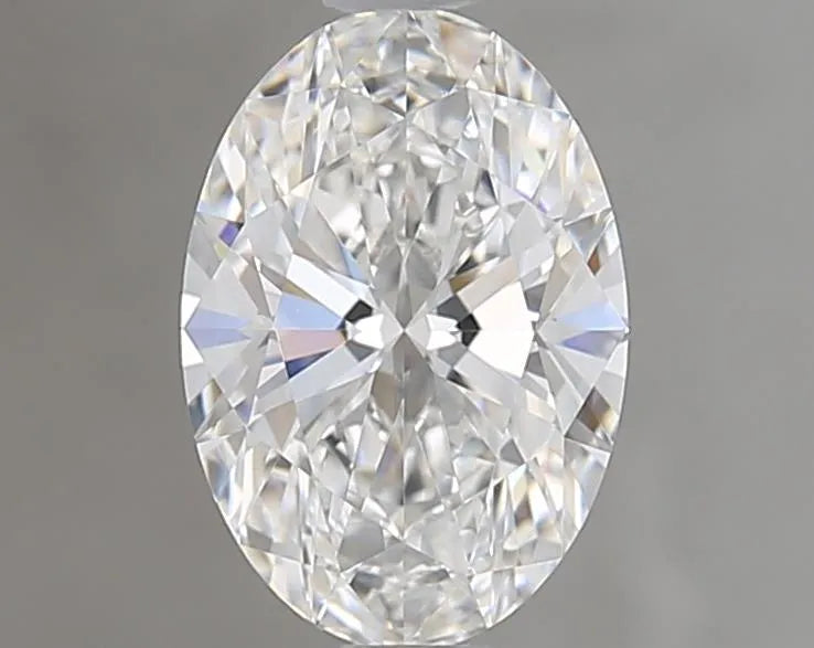 Diamant ovale de 1,10 ct cultivé en laboratoire (couleur F, pureté VVS2, IGI)