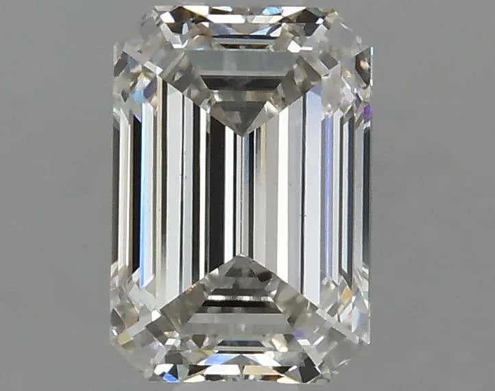 Diamant émeraude de 1,05 ct cultivé en laboratoire (couleur H, pureté VVS2, IGI)