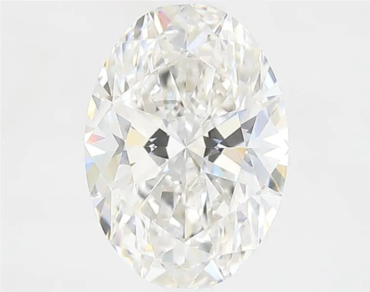 Diamant ovale de 1,65 ct cultivé en laboratoire (couleur G, pureté VS2, IGI)