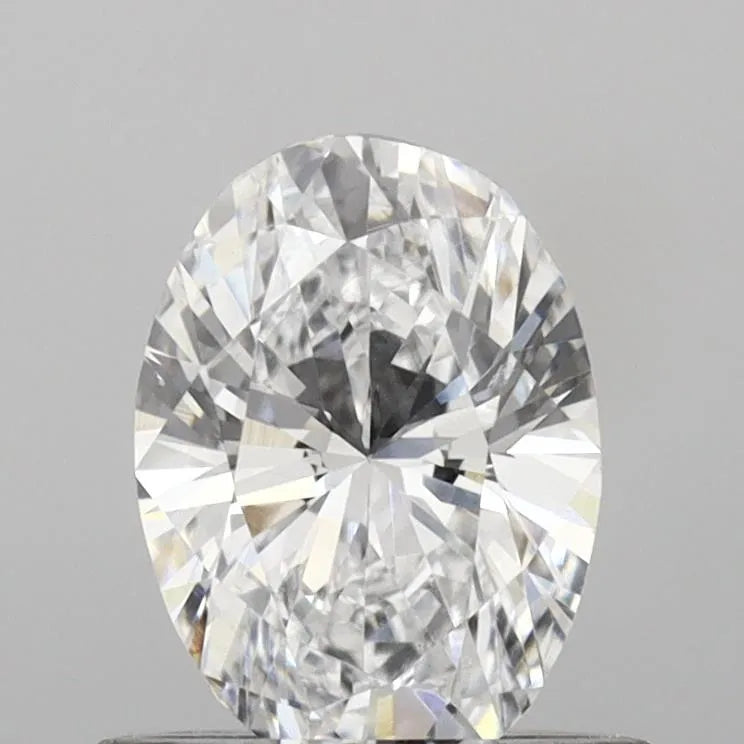 Diamant ovale de 0,74 ct cultivé en laboratoire (couleur D, pureté VS1, IGI)