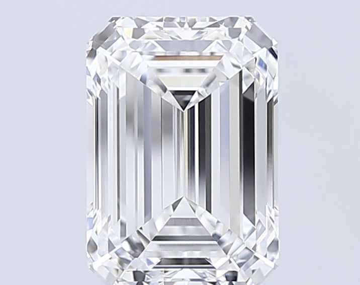 Diamant de laboratoire émeraude D-VVS2 de 4,29 carats