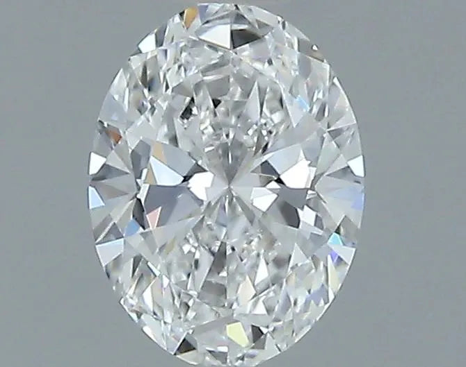 Diamant naturel ovale de 0,50 ct (couleur E, pureté VS1, taille GD, GIA)