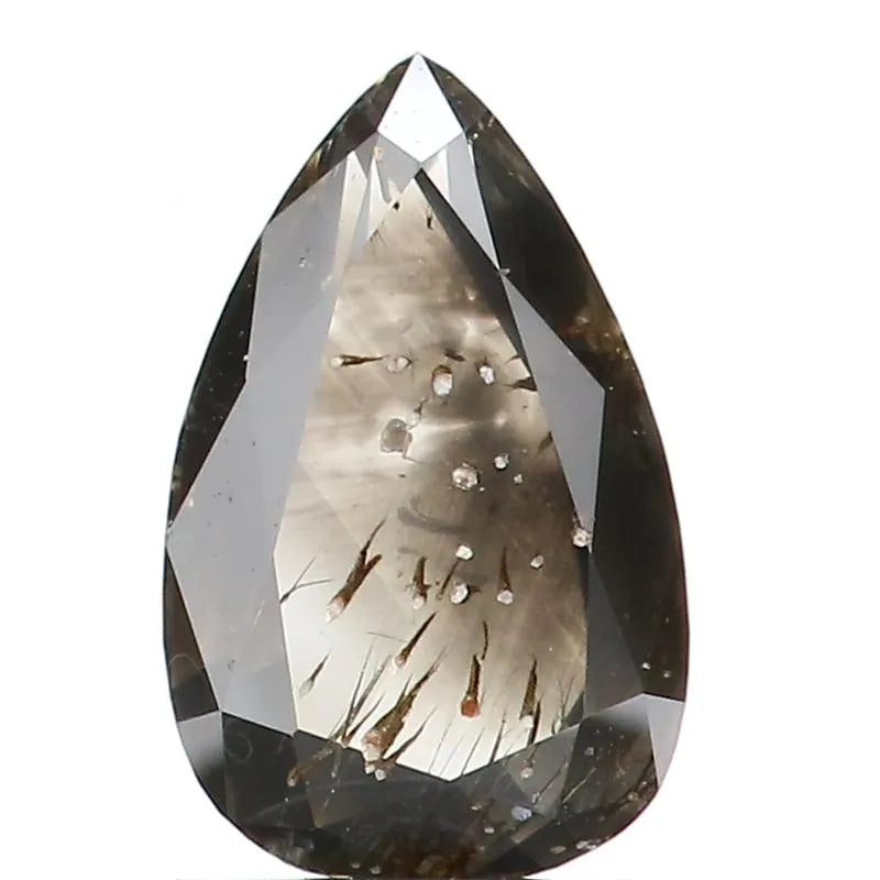 Diamant naturel poire de 1,00 ct (clarté I3, taille VG, non certifié)