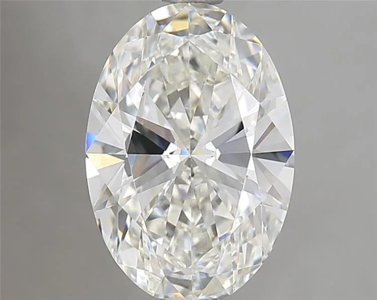 Diamant ovale de 3,01 ct cultivé en laboratoire (couleur H, pureté VVS2, IGI)