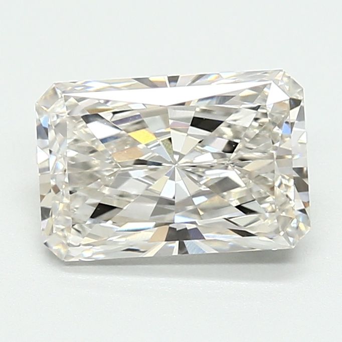 Diamant radiant F VVS1 de 2,08 carats