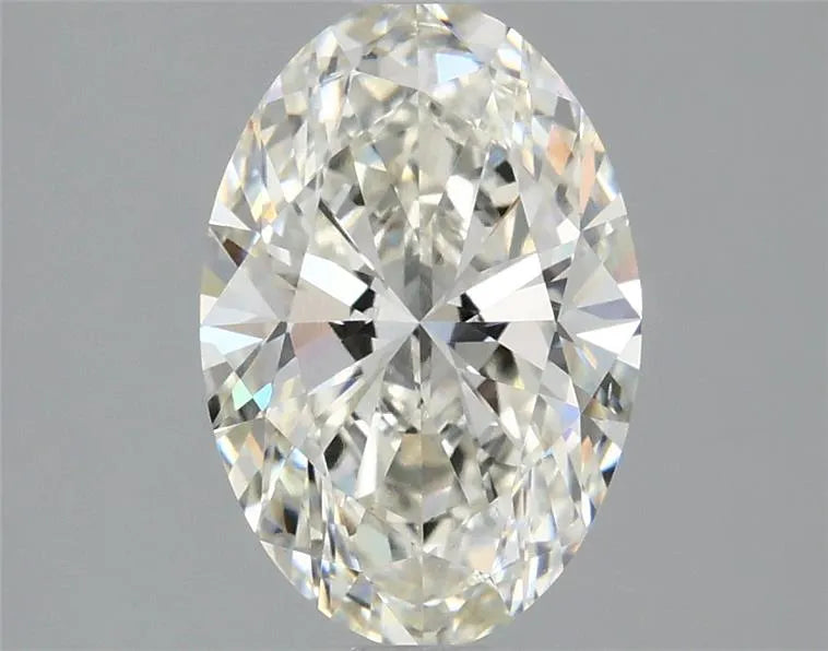 Diamant ovale de 1,80 ct cultivé en laboratoire (couleur I, pureté VS1, IGI)