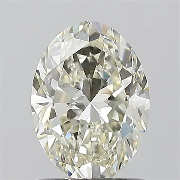 Diamant naturel ovale de 1,00 ct (couleur J, pureté VVS2, taille VG, IGI)