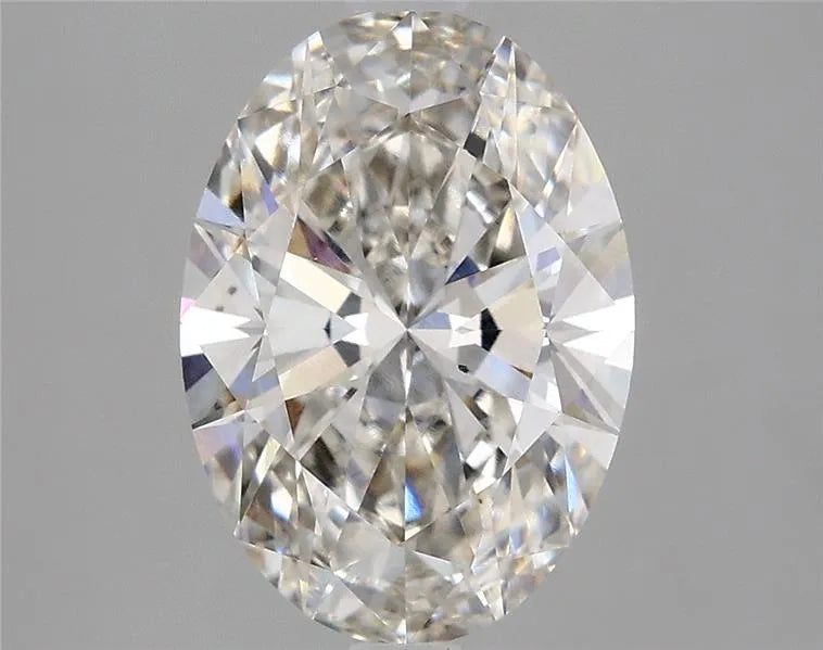 Diamant ovale de 2,94 ct cultivé en laboratoire (couleur H, pureté VS2, IGI)