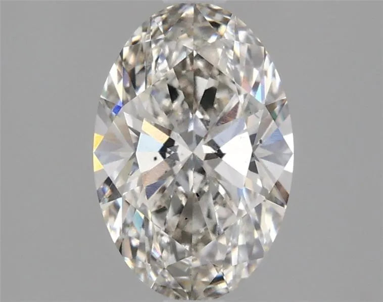 Diamant ovale de 1,72 ct cultivé en laboratoire (couleur H, pureté VS2, IGI)