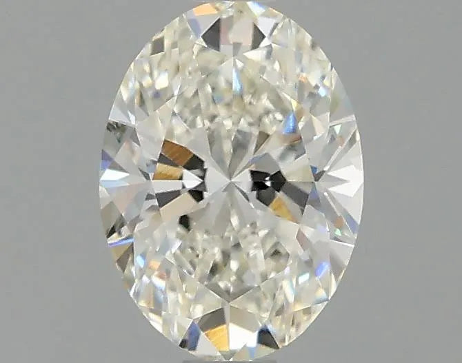 Diamant ovale de 1,04 ct cultivé en laboratoire (couleur I, pureté VVS2, certifié IGI)