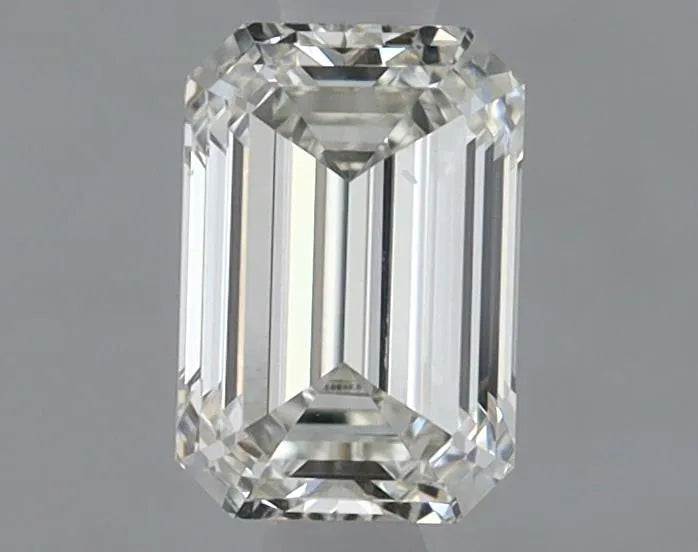 Diamant de laboratoire émeraude de 1,00 ct (couleur I, pureté VVS2, IGI)