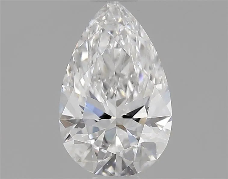 Diamant de laboratoire de 0,52 ct en forme de poire (couleur D, pureté IF, certifié IGI)