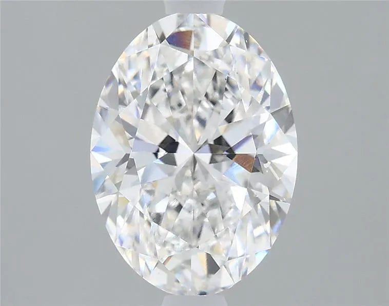 Diamant ovale de 2,03 ct cultivé en laboratoire (couleur E, pureté VS1, certifié IGI)