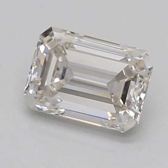 Diamant émeraude de 0,33 ct cultivé en laboratoire (couleur I, pureté VS1, taille VG, IGI)