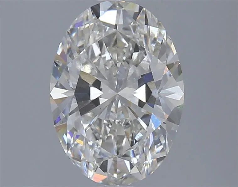 Diamant ovale de 2,68 ct cultivé en laboratoire (couleur G, pureté VS1, certifié IGI)