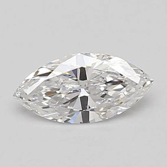 Diamant de laboratoire Marquise de 0,50 ct (couleur D, pureté VVS2, IGI)