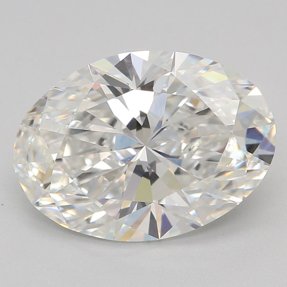 Diamant de laboratoire ovale F-VVS2 de 2,06 carats