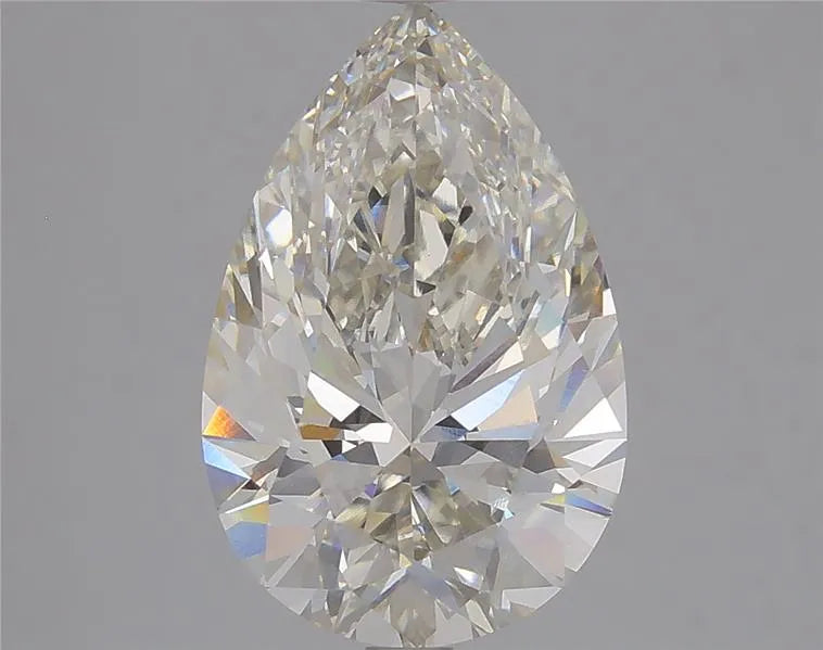 Diamant de laboratoire de 4,28 ct en forme de poire (couleur I, pureté VVS2, certifié IGI)