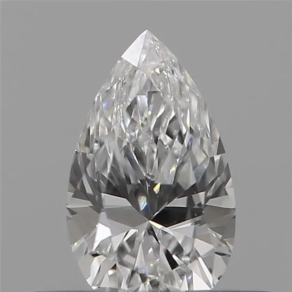 Diamant naturel poire de 0,06 ct (couleur G, pureté VS2, taille VG, IGI)