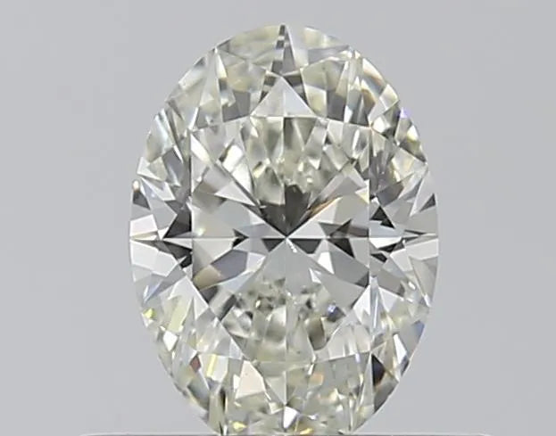 Diamant naturel ovale de 0,41 ct (couleur J, pureté VS2, GIA)