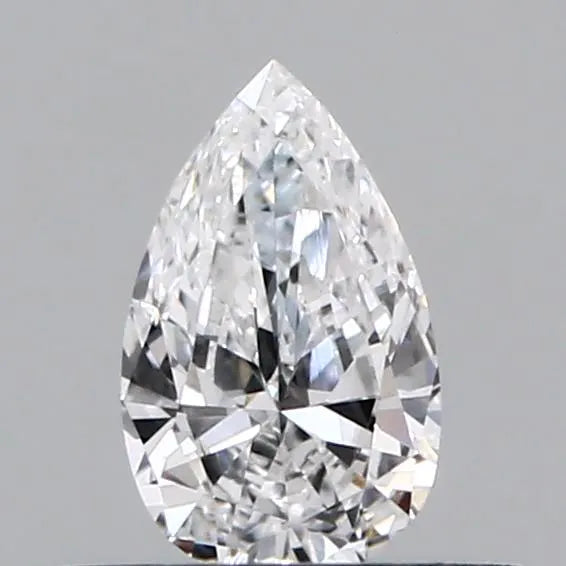 Diamant de laboratoire de 0,30 ct en forme de poire (couleur D, pureté VVS2, IGI)