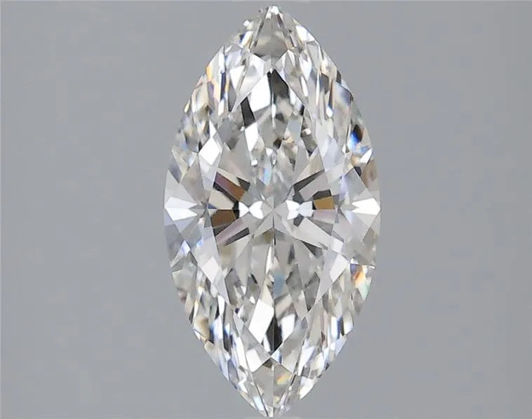 Diamant Marquise de 1,40 ct cultivé en laboratoire (couleur G, clarté VVS2, certifié IGI)