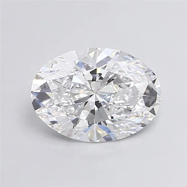 Diamant ovale de 4,58 ct cultivé en laboratoire (couleur E, pureté VVS1, IGI)