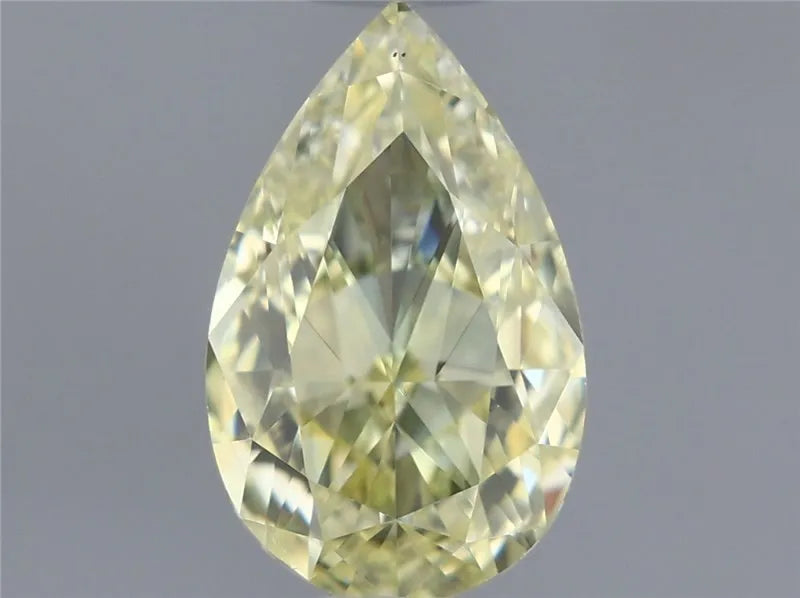 1.01ct Pear Natural Diamond (Colour Fancy Yellow, Clarity VS1, GIA Certified)