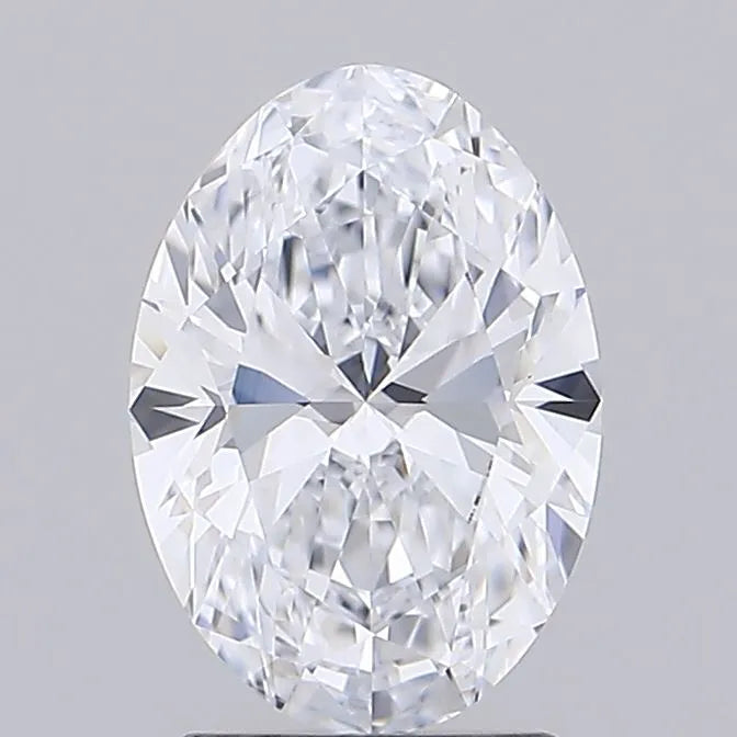 Diamant ovale de 1,91 ct cultivé en laboratoire (couleur E, pureté IF, IGI)