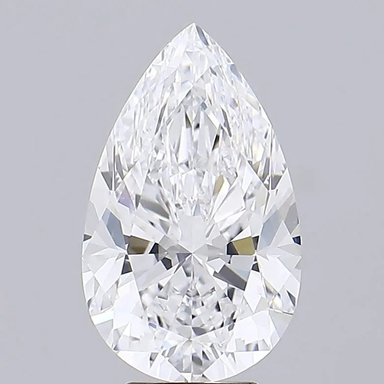 5.52ct Pear Natural Diamond (Colour D, Clarity FL, GIA Certified)