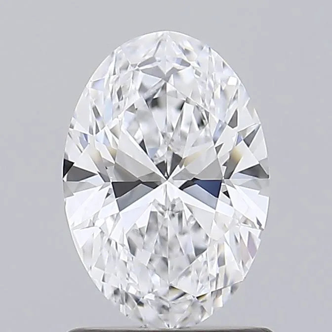 Diamant ovale de 1,02 ct cultivé en laboratoire (couleur D, pureté VVS1, certifié IGI)