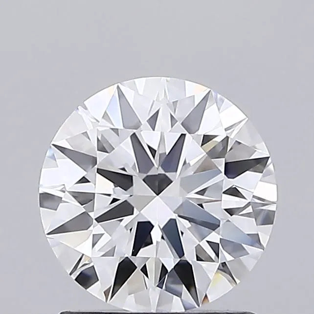 Diamant rond de 1,24 ct cultivé en laboratoire (couleur D, pureté VS2, ID de coupe, certifié IGI)