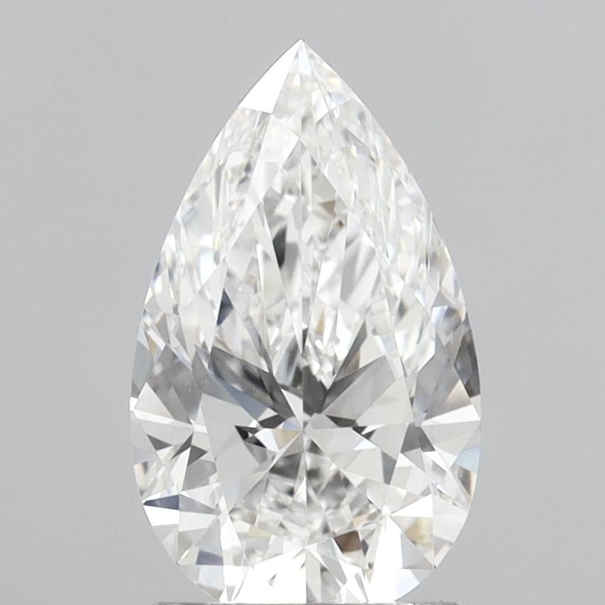 1.97 Carat E-VVS2 Pear Lab Diamond