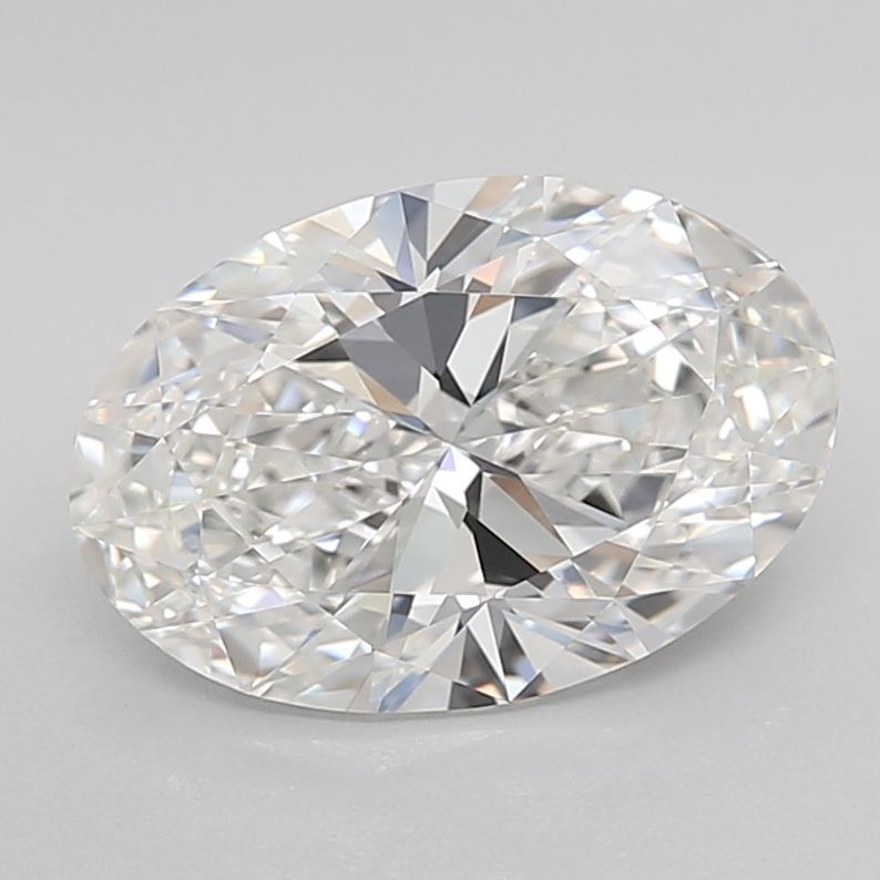 Diamant ovale F VVS2 de 3,00 carats