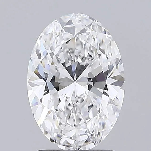 2.00ct Oval Lab Grown Diamond (Colour D, Clarity VS1, IGI Certified)
