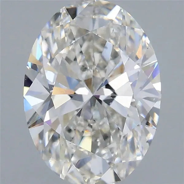 2.00ct Oval Lab Grown Diamond (Colour G, Clarity VS2, IGI Certified)