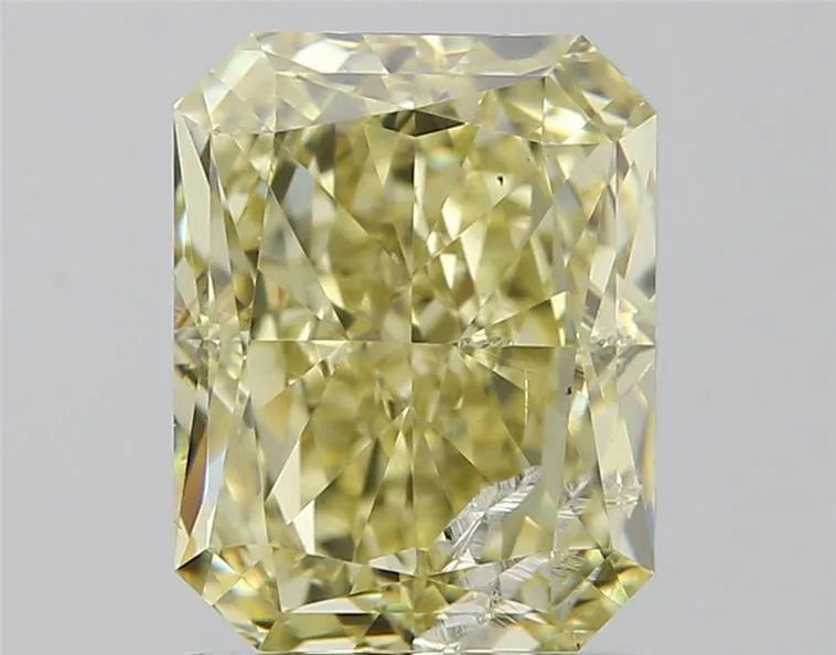 2.00ct Radiant Natural Diamond (Colour Fancy Yellow, Clarity I2, GIA Certified)