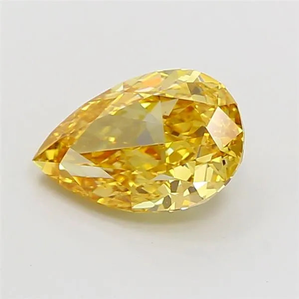 2.01ct Pear Lab Grown Diamond (Colour Fancy Brownish Yellow, Clarity VS1, IGI Certified)