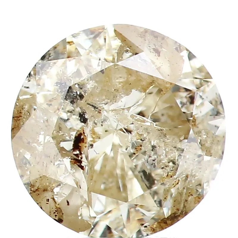 2.01ct Round Natural Diamond (Colour Fancy Brown, Clarity I3, Cut VG, Uncertified)