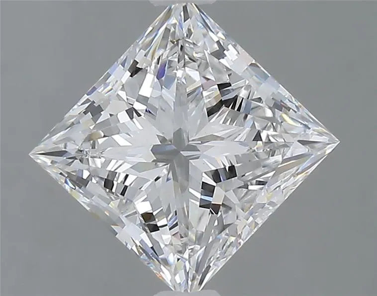 2.10ct Princess Lab Grown Diamond (Colour D, Clarity VS1, IGI Certified)