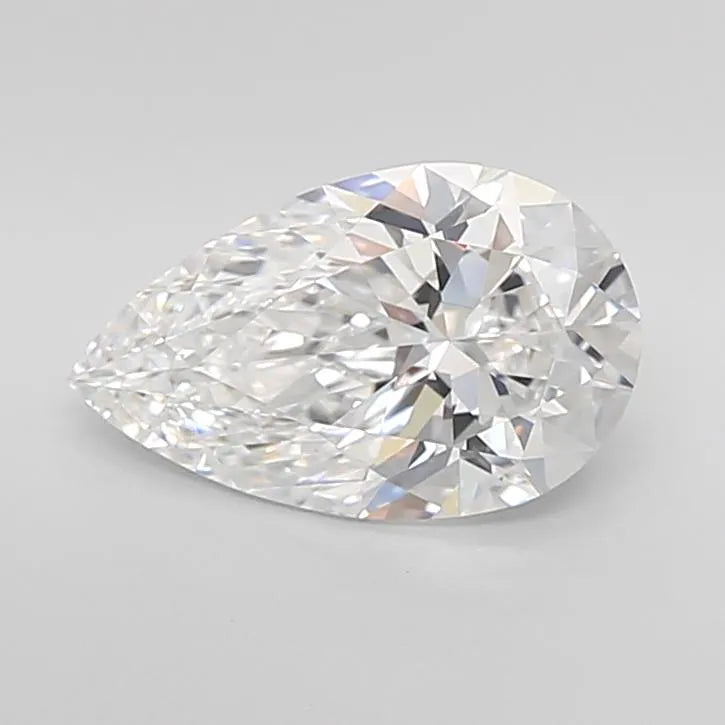 2.15ct Pear Lab Grown Diamond (Colour D, Clarity IF, Cut EX, IGI Certified)