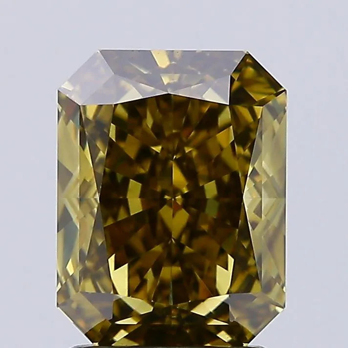 2.35ct Radiant Lab Grown Diamond (Colour Fancy Vivid Yellow, Clarity VS1, Uncertified)
