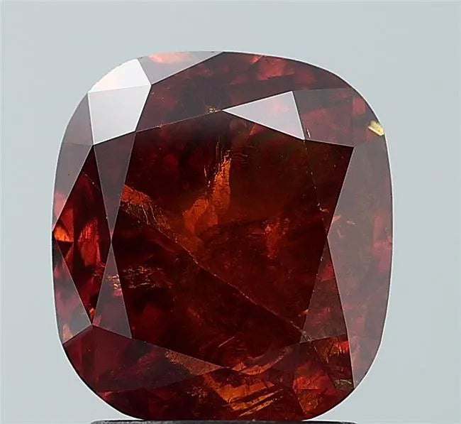 2.95ct Cushion brilliant Natural Diamond (Colour Red, Clarity I3, Uncertified)