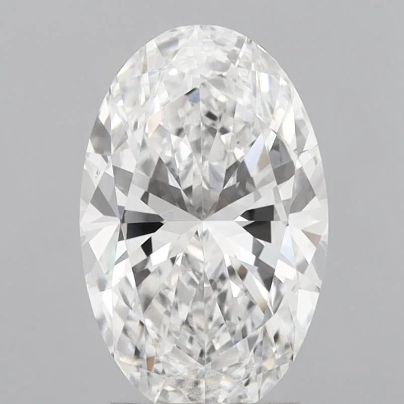 2.96ct Oval Lab Grown Diamond (Colour D, Clarity VS1, IGI Certified)